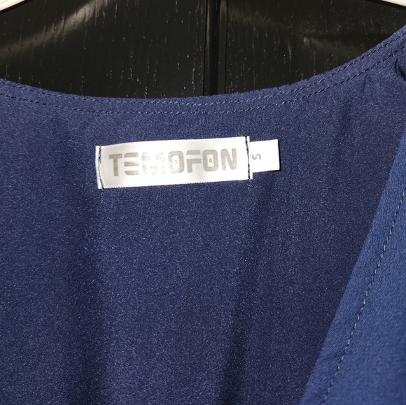 TEMOFON dress size small. Maxi. Blue - Picture 3 of 5